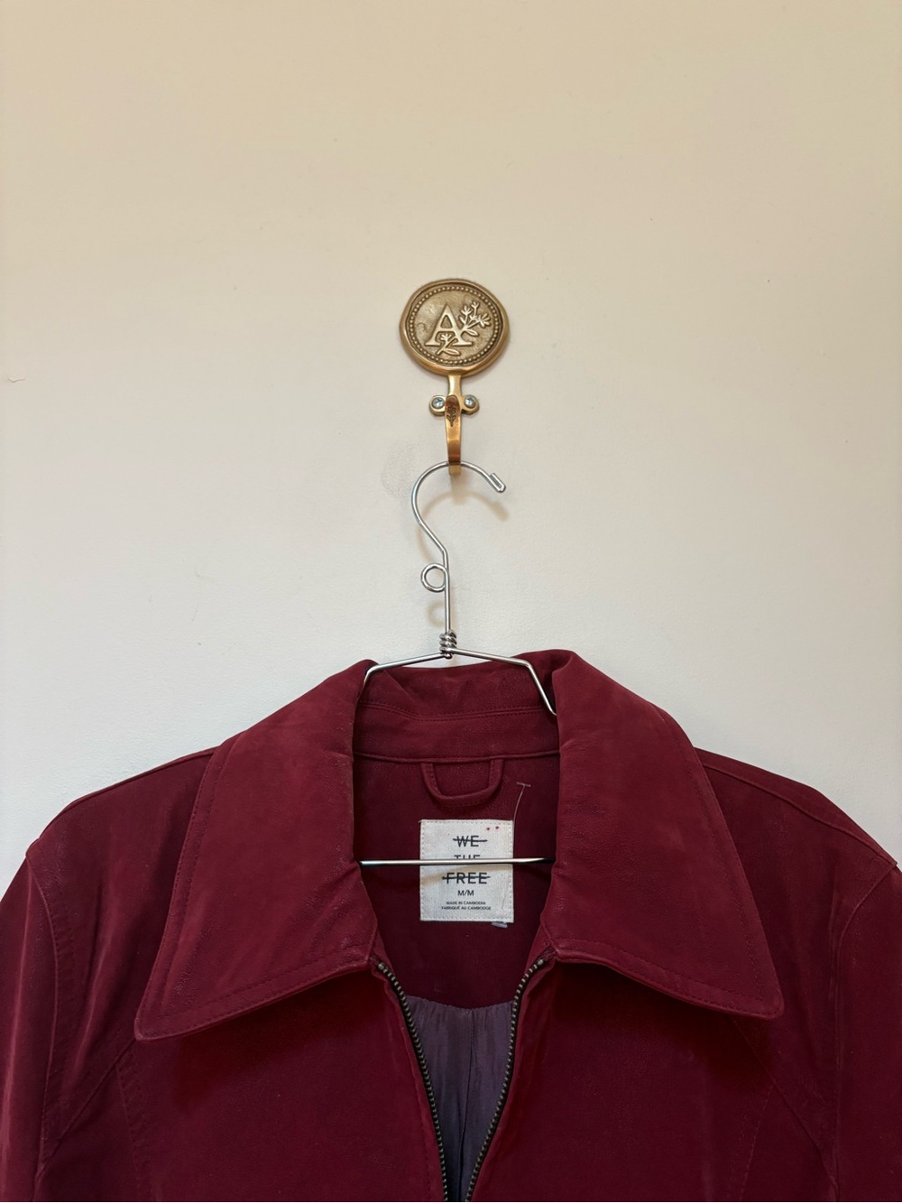 NWOT Free People We The Free River Vegan Suede Jacket Size Medium - Picture 6 of 15